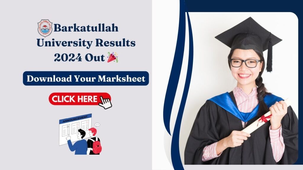 🎉 Barkatullah University Results 2024 Are OUT! 📜 Download Your Marksheet Here!