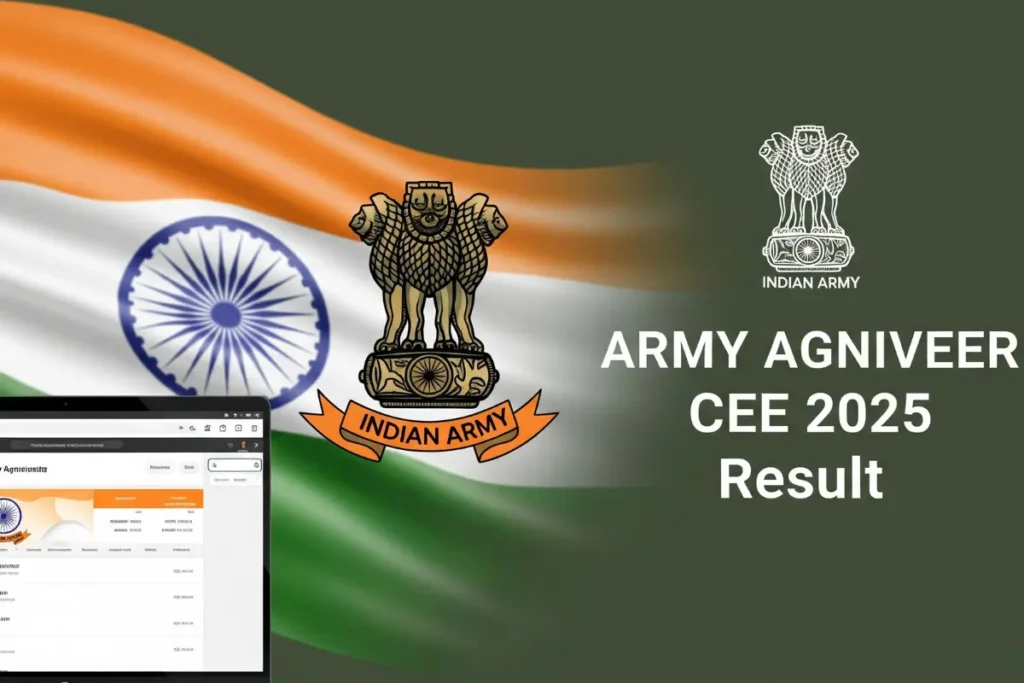 Army Agniveer CEE 2025 Result