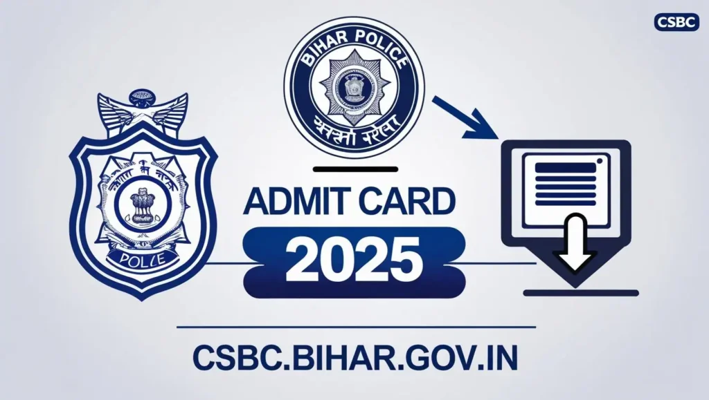 CSBC Bihar Police Admit Card 2025