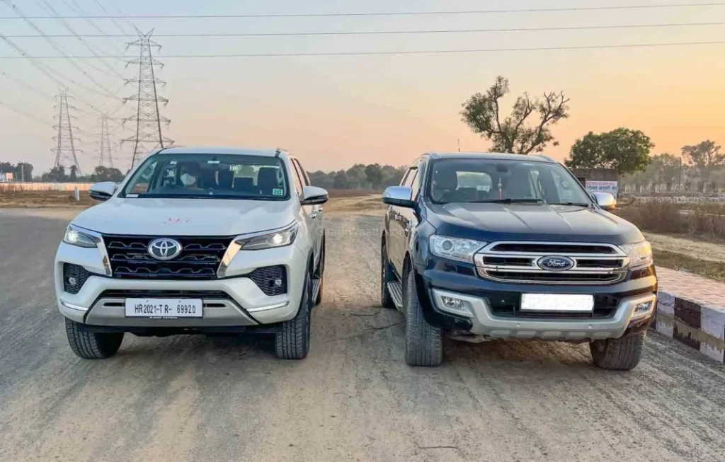 Fortuner vs Endeavour Comparison