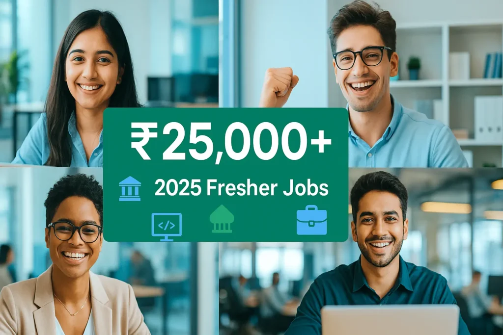 Fresher Jobs 2025 Salary 25000