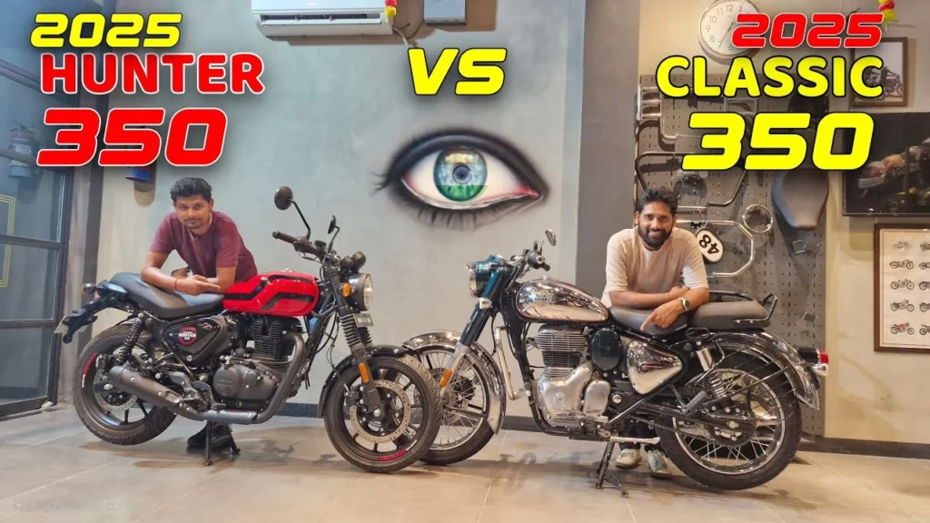 Royal Enfield Bullet 350 vs Royal Enfield Hunter 350