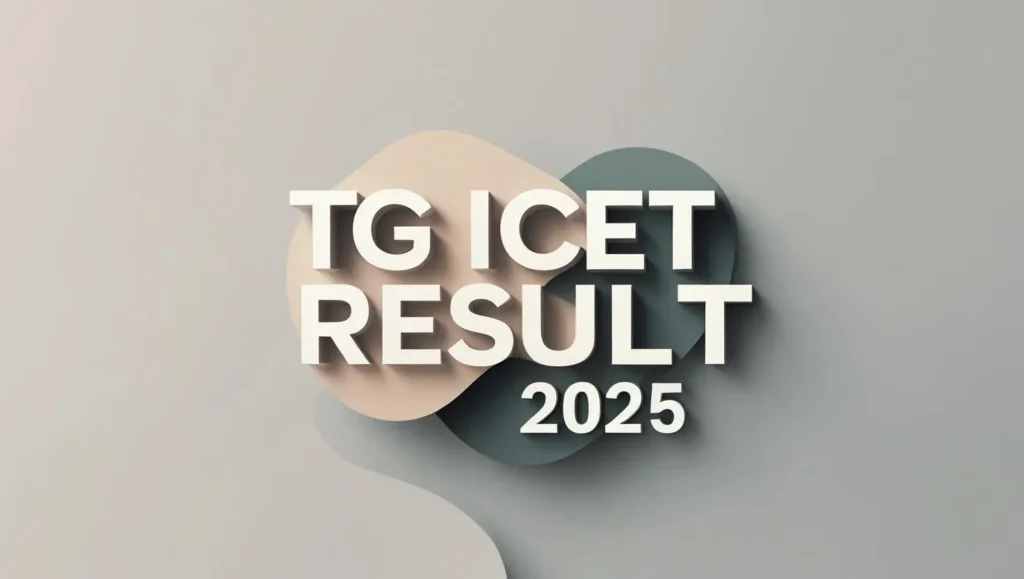 TG ICET Result 2025