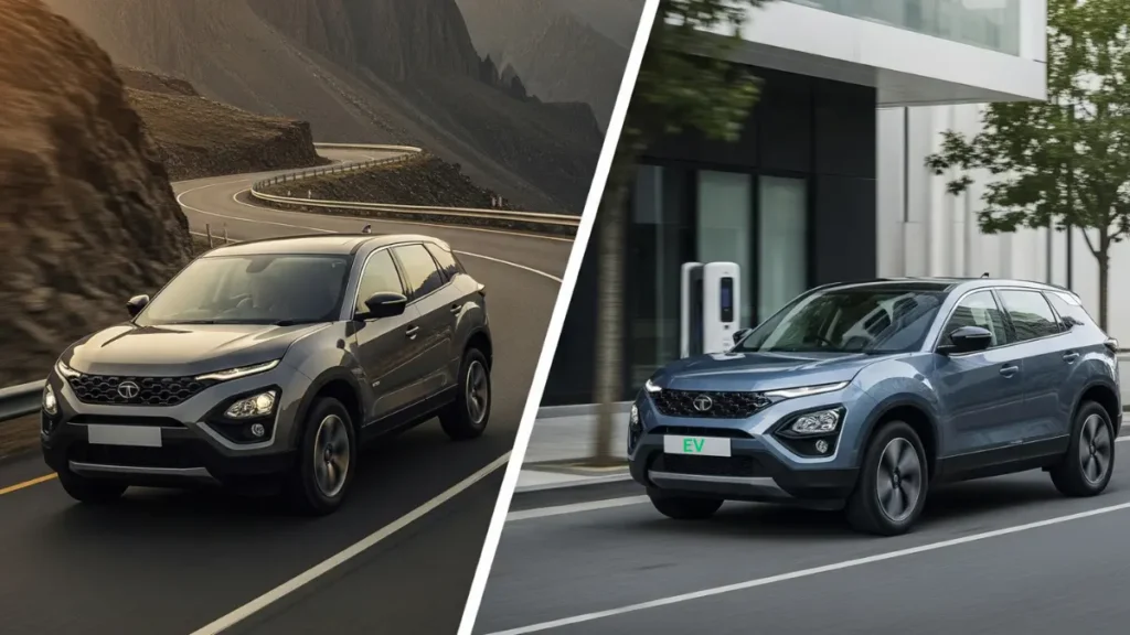 Tata Harrier EV vs Harrier Diesel