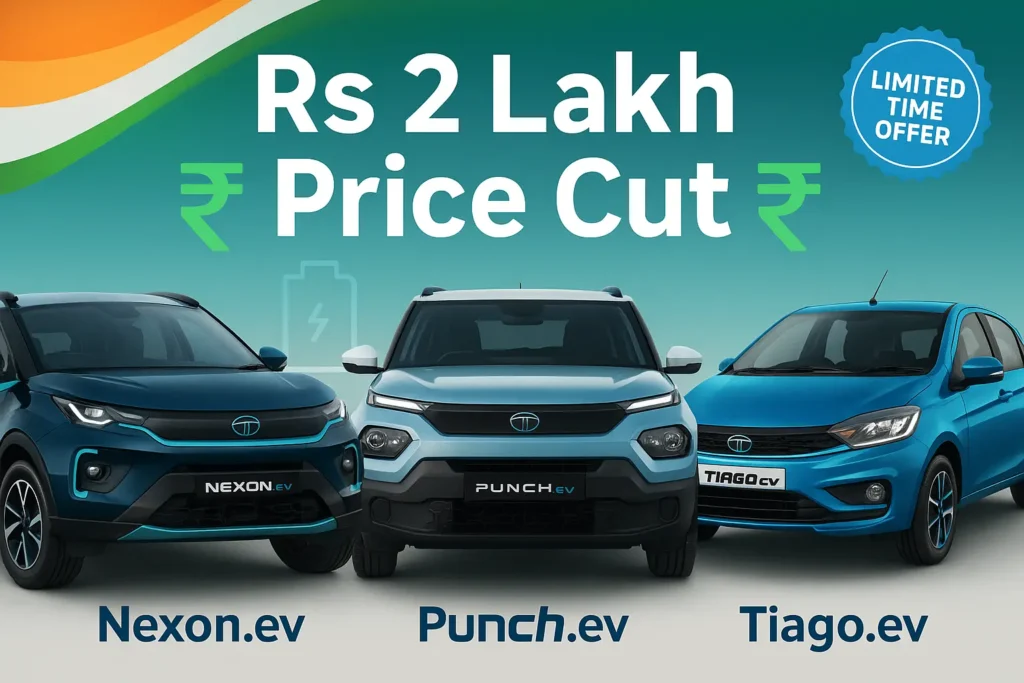 Tata Motors Electric Vehicle Price Cut Rs 2 Lakh