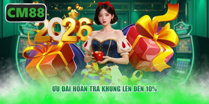 Ưu đãi hoàn trả khủng lên đến 10%